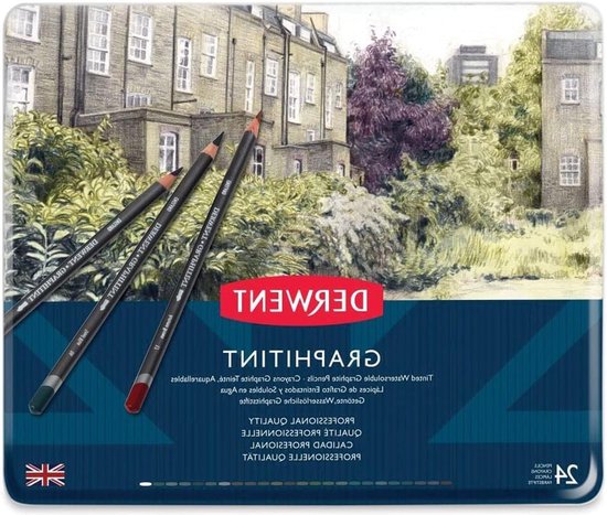 Derwent Graphitint 24 st blik DGT0700803 - De Hobbystudio Derwent Graphitint 24 st blik DGT0700803 - De Hobbystudio