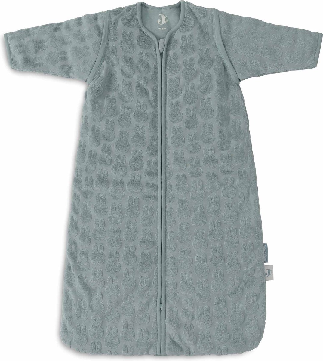 Jollein x Nijntje Winterslaapzak met Afritsbare Mouw 90 cm Miffy Jacquard Sea Green