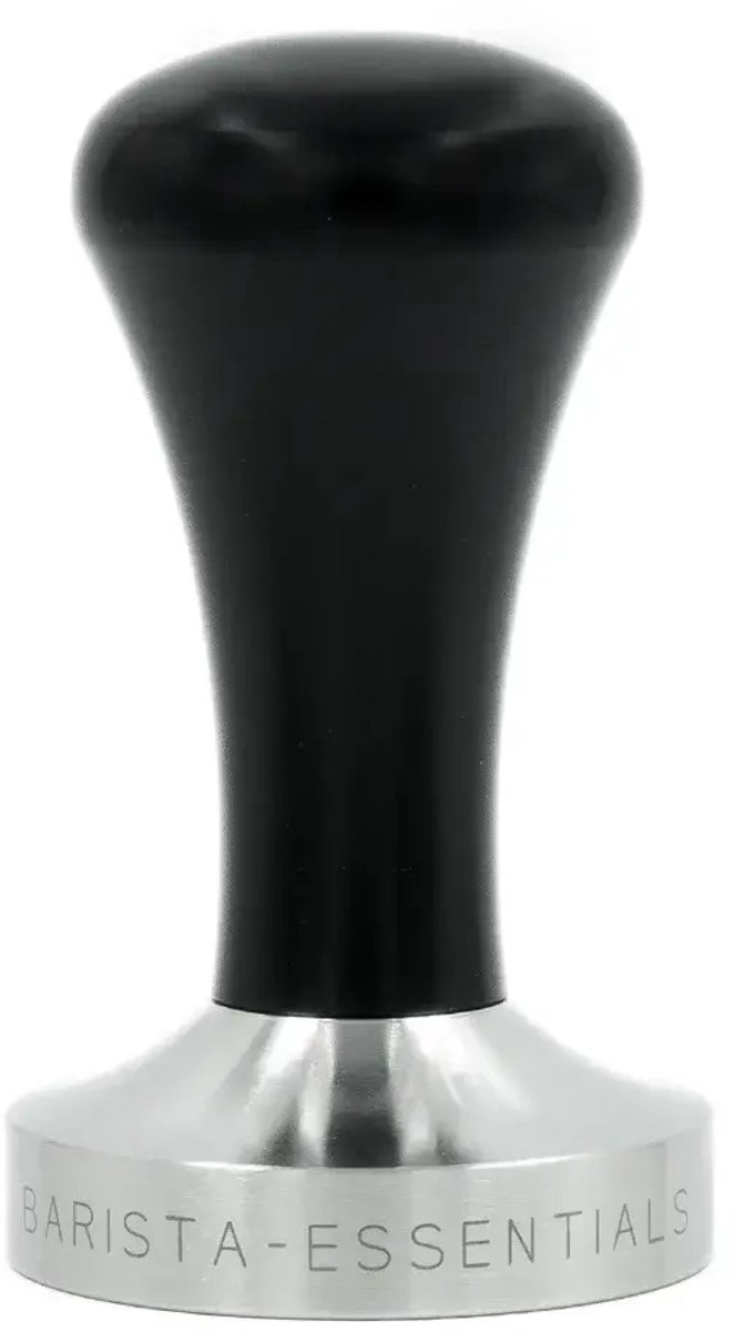 Tamper - 51mm – Delonghi Dedica - La Specialista - Zwart - RVS - Koffie Tamper – Espresso Tamper - Koffie Stamper - Delonghi Koffiemachine – Espressomachine - Barista Essentials