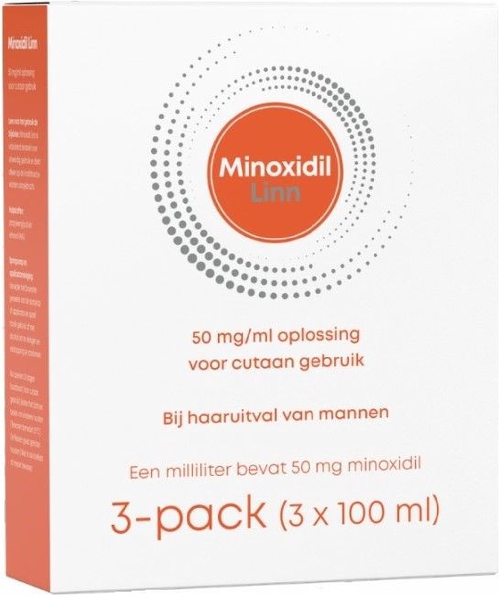 Goedkoopste Minoxidil Linn 50 mg/ml 3-Pack 300ML