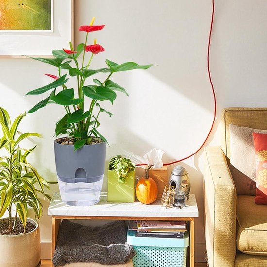 Waterups Waterups Zelfwaterende Bloempot Voor Buiten - Beige
