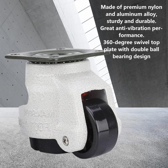 Zwenkwiel met rem 160mm – Draagvermogen 300kg