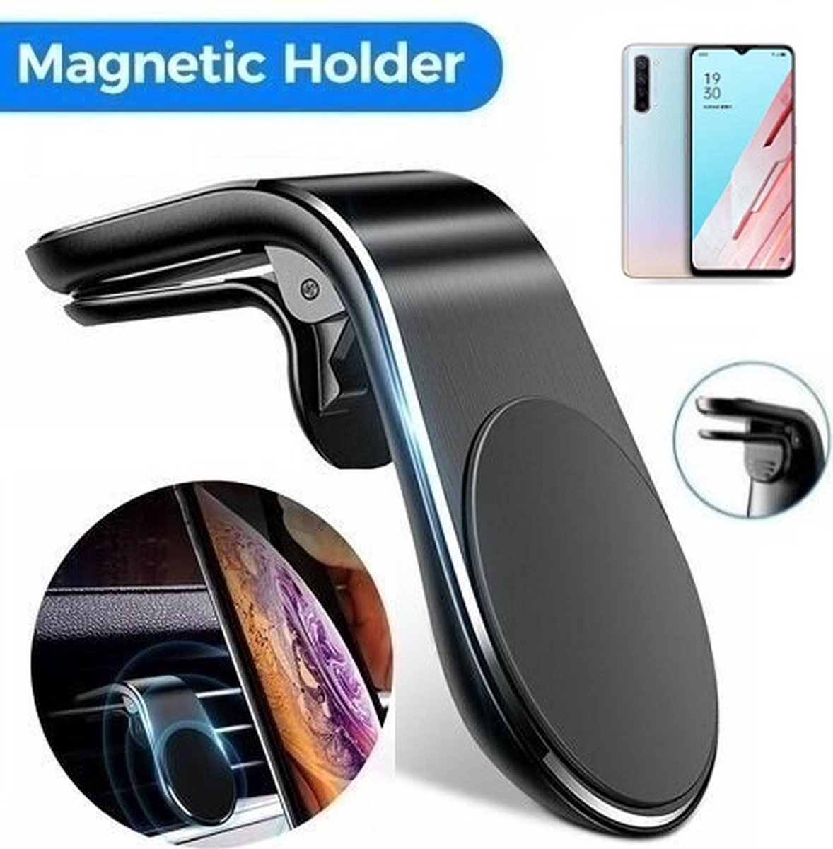 Oppo Reno3 Magnetische Telefoonhouder Auto