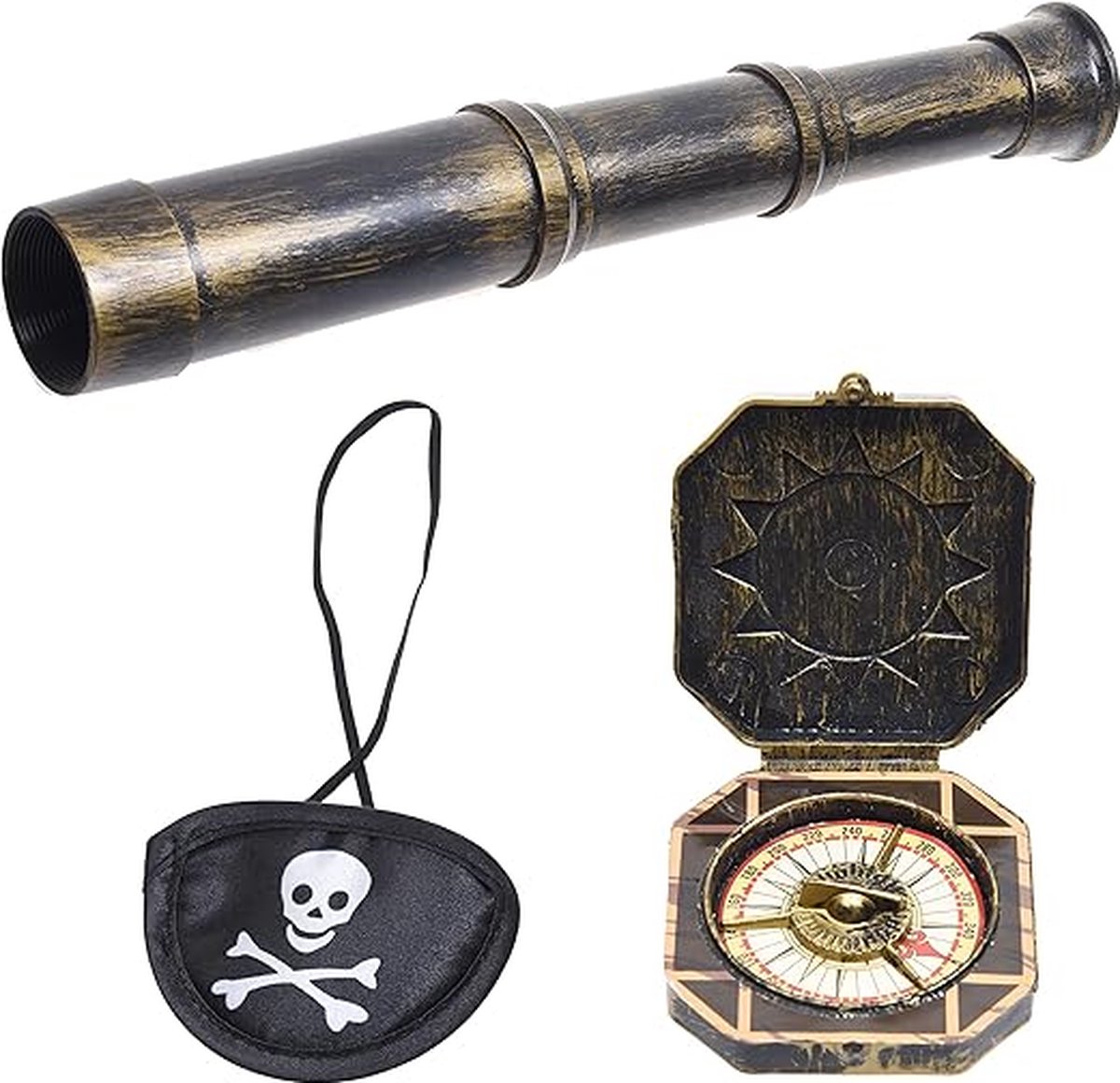 Equivera Halloween Decoratie - Halloween Versiering - Horror Versiering - voor Binnen en Buiten - Spin, Heks, Skelet, Pompoen en Spoken - 2024