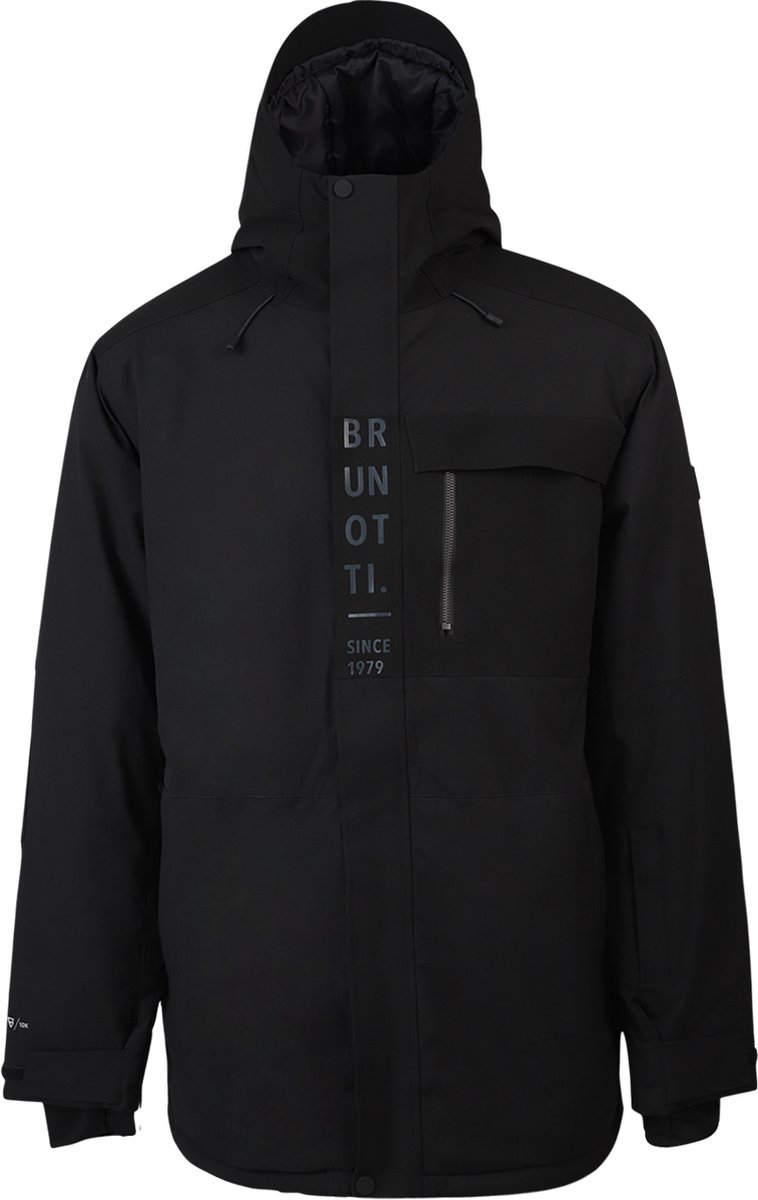 Brunotti Boyd Heren Wintersport Ski Jas Zwart