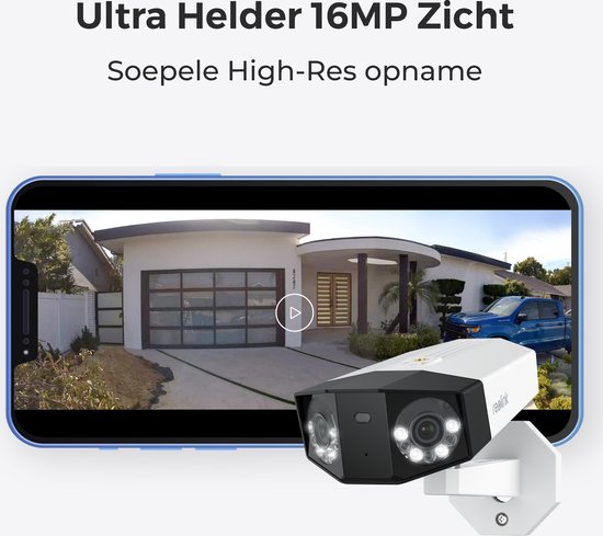 Reolink Eerste 16MP UHD Dual-Lens PoE Beveiligingscamera met 180° Panoramisch Beeld van Reolink — afbeelding 2