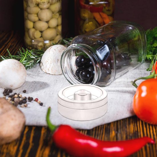 Gistpot met luchtontluchting - 2,2 liter, 2 stuks - ideaal voor kefir