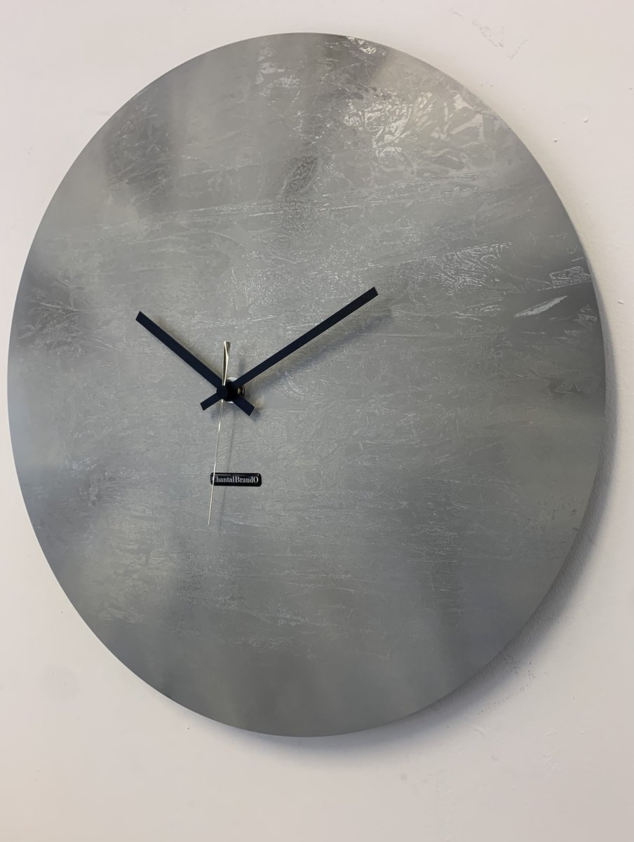 ChantalBrandO Wandklok BRETAGNE XL Modern Industrieel Design