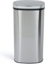 Umuzi Cleaning Prullenbak - 68 liter - Zilver- 80x29x41cm