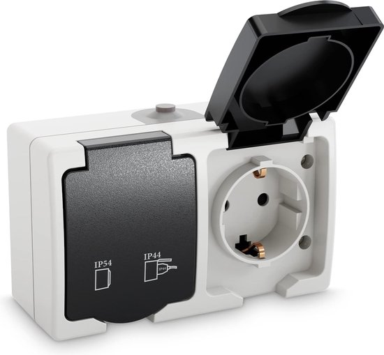Tuincontactdoos - 2-voudig timer - - de webshop voor mannen