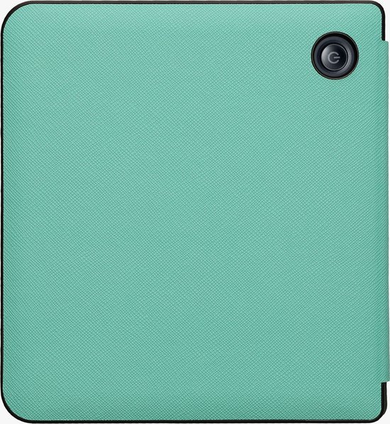 kwmobile e-reader hoesje geschikt voor Kobo Libra H2O hoes - Ereader flip case met standaard - E reader cover van kunstleer - In mintgroen van Merkloos — afbeelding 2
