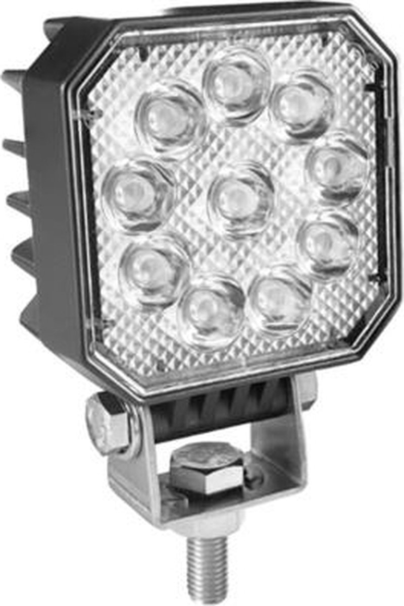 FABRILcar LED Werklamp 10W 85x85x30mm met schakelaar