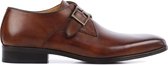 Giuseppe Maurizio Mannen Suède Gespschoenen / Herenschoenen / Instapper W-201418B - Cognac - Maat  43