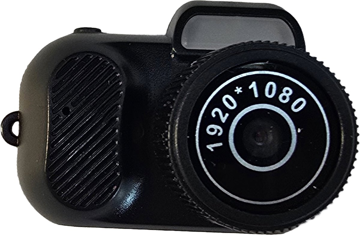 Mini Digitale HD DV Camera - Met scherm - Sleutelhanger - Zwart - Foto- en videocamera - Met flits - 100 Minuten batterij