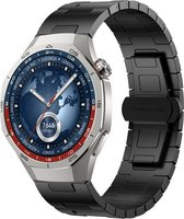 Bracelet en titane - convient pour Huawei Watch GT / GT Runner / GT2 46 mm / GT 2E / GT 3 46 mm / GT 3 Pro 46 mm / GT 4 46 mm / GT 5 (Pro) 46 mm / Watch 3 / Watch 3 Pro / Montre 4 / Montre 4 Pro - noir