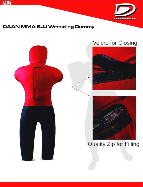 Mannequin de Lutte pour Enfants - BJJ, MMA, Boxe et pratique du judo