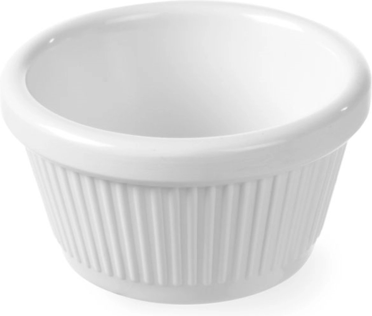 HENDI Ramekin – 50 ml – Geribbeld – Melamine – Vaatwasmachinebestendig