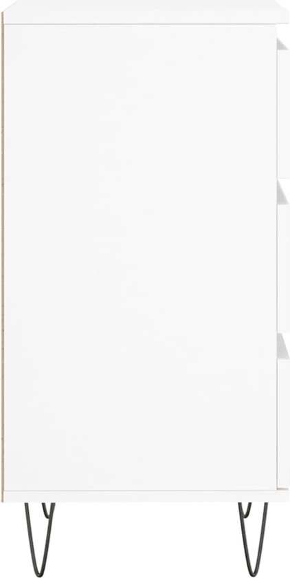 Buffet vidaXL - Commodes - Meuble de rangement - Buffet - Buffet 40x35x70 cm en bois traité blanc