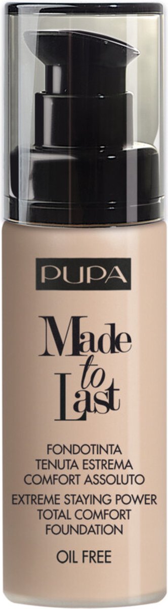 Goedkoopste Pupa Made To Last Foundation 010 Porcelain