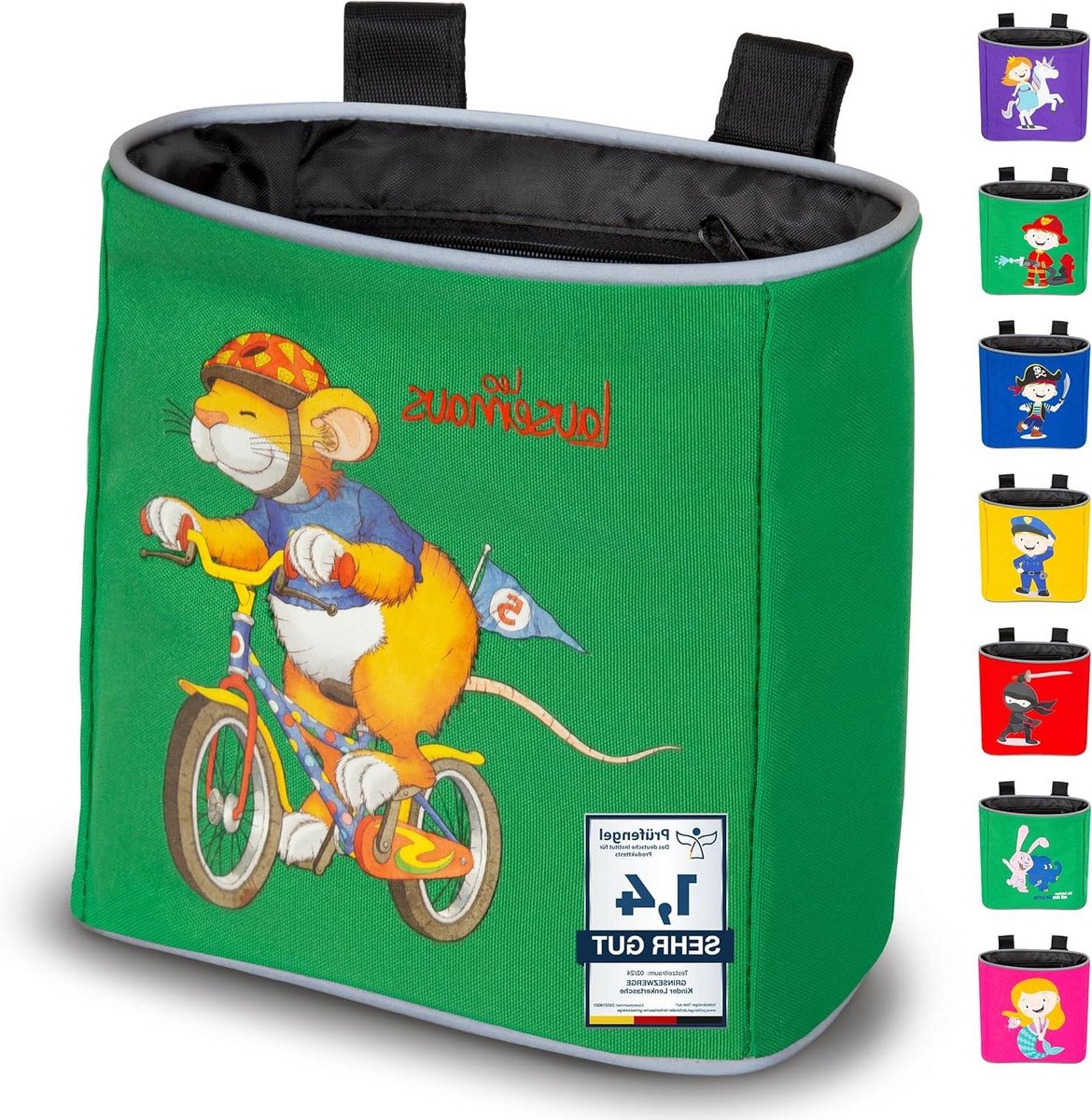 Sacoche De Guidon Pour Enfant - Imperméable Avec Bandoulière - Compatible Puky, Woom - 20x20x6 Cm