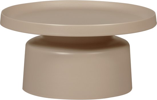Table d'appoint WOOOD Poire - Métal - Sable - 35Ø74 cm