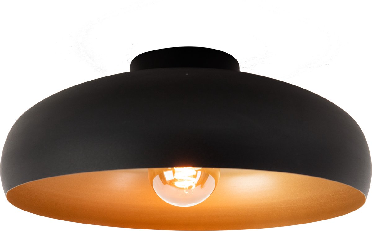 EGLO plafondlamp Mogano zwart/koper