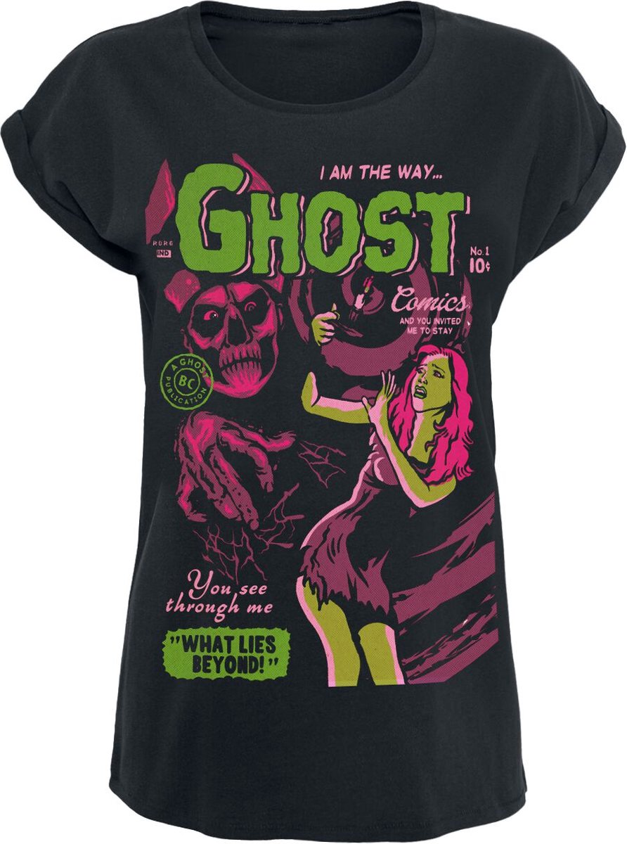 Ghost Jiggalo Of Megiddo Comic Dames T-shirt - zwart - M