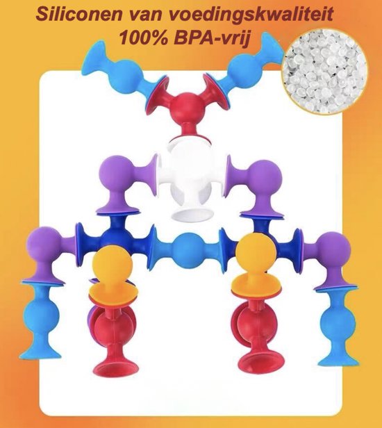 KYDDOI Silicone Badspeelgoed - Zuignap speelgoed - 27 stuks - dinosaurus eivormige verpakking - Baby Cadeau - Baby Speelgoed - Peuter Speelgoed van KYDDOI — afbeelding 5