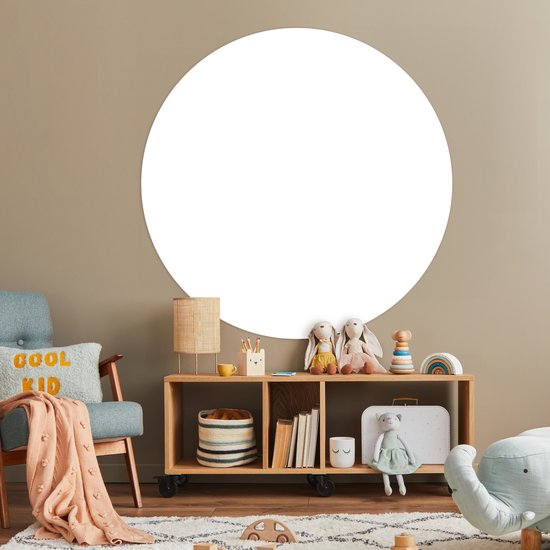 WallCircle - Papier peint cercle - Stickers muraux chambre d'enfant - Animaux - Jungle - Aquarelle - Enfants - Sticker mural - Décoration murale ronde - Sticker papier peint - Stickers muraux ronds - 120x120 cm - Stickers muraux - Sticker mural