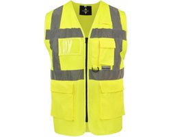 Korntex Multifunctional Hi-Vis Mesh-Vest Athens KX808 - Signal Yellow - 5XL
