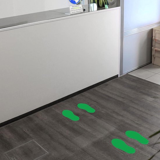 Vinyl Houden Uw Afstand Sticker Rechthoek/Ronde Ze... – Grandado