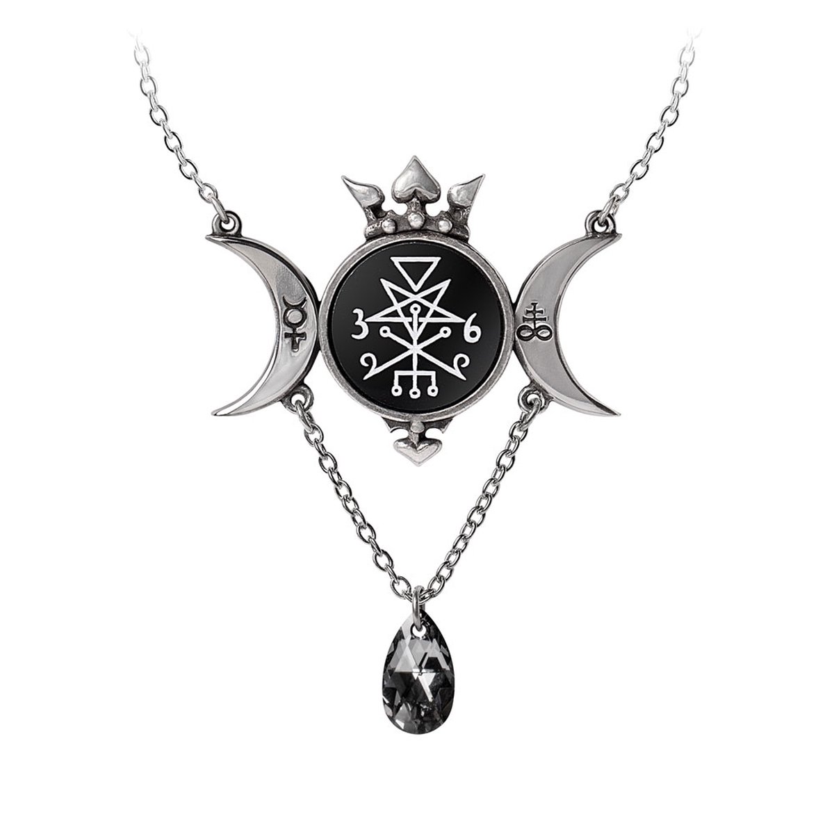 Goedkoopste Alchemy - Wycca Queen Ketting - Zilverkleurig