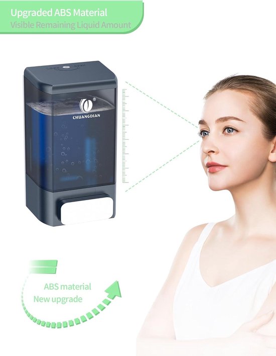 Aquanova STEN zeepdispenser wandmontage - kleur zwart - Bath & Living Aquanova STEN zeepdispenser wandmontage - kleur zwart - Bath & Living