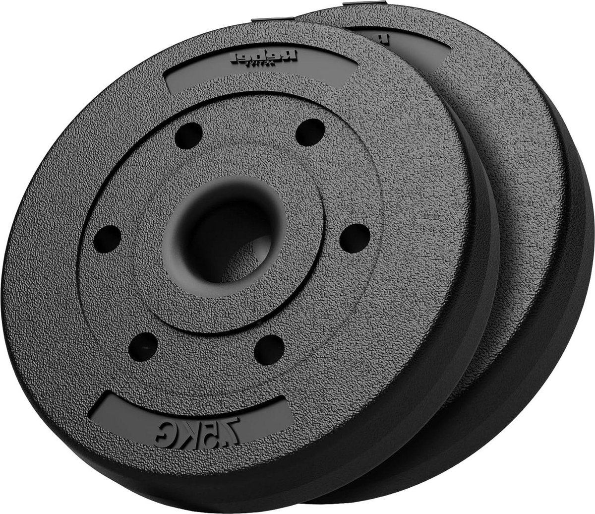 Bitumineuze halterset 2x7.5kg - Olympisch gat 51mm - RBA-2139