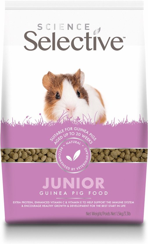 Supreme Science Selective Guinea Pig Junior - Caviavoer - 1.5 kg