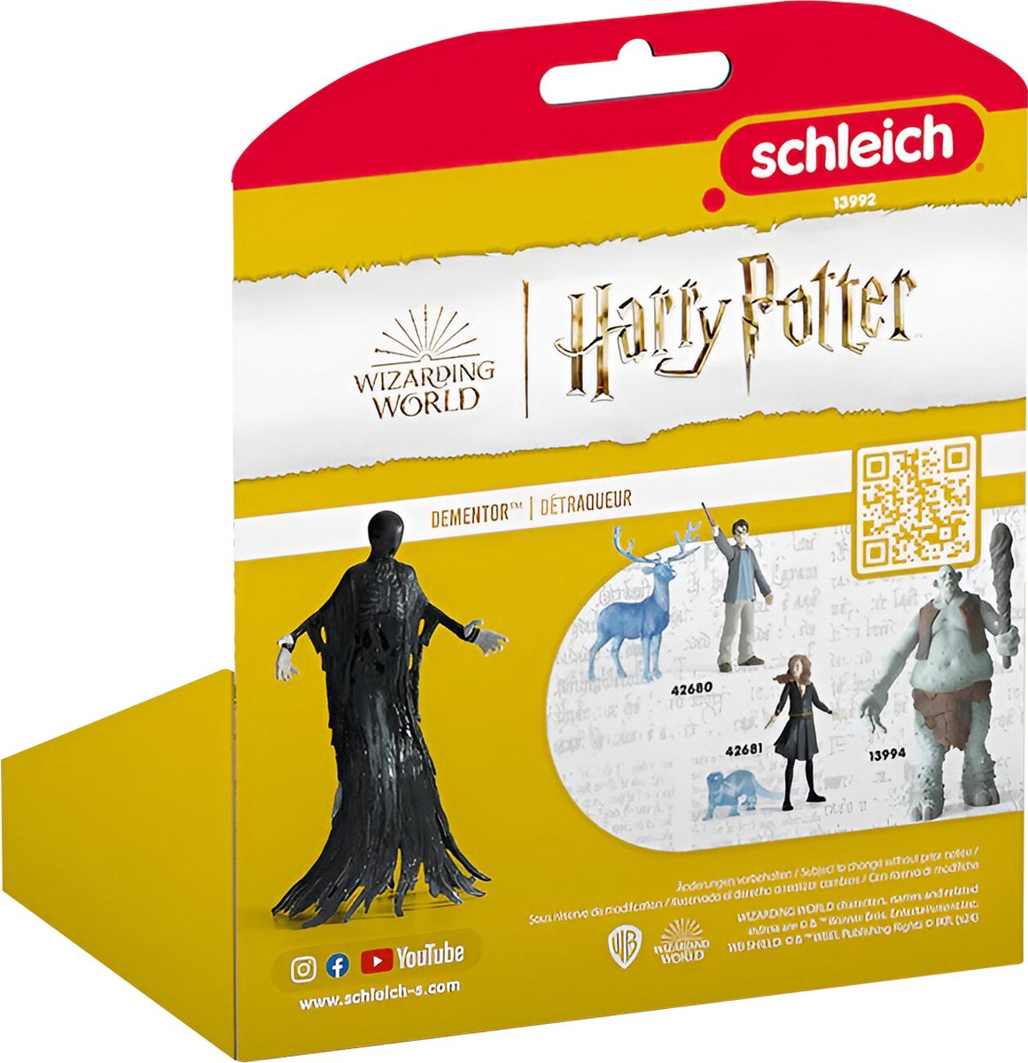 Schleich Harry Potter Dementor speelfiguur - gedetailleerd thumbnail 6