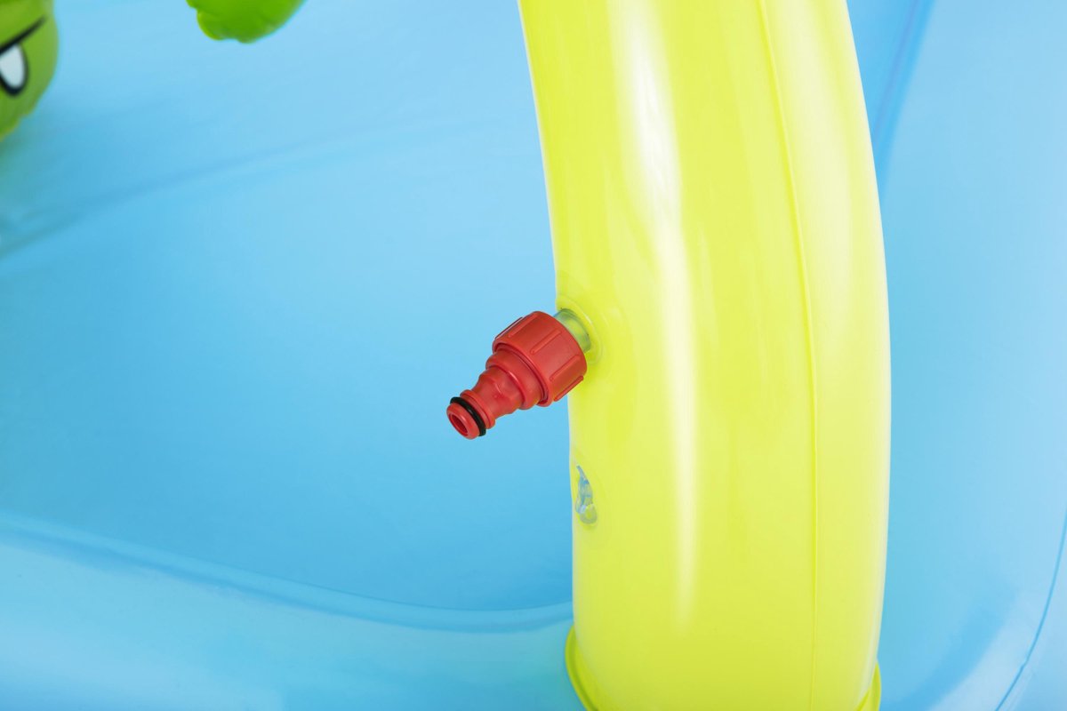 Bestway Kinderzwembad met Glijbaan - Incl. Opblaas Waterspeelgoed - 239 x 206 x 86 CM - 308 L - Waterdieren — afbeelding 18