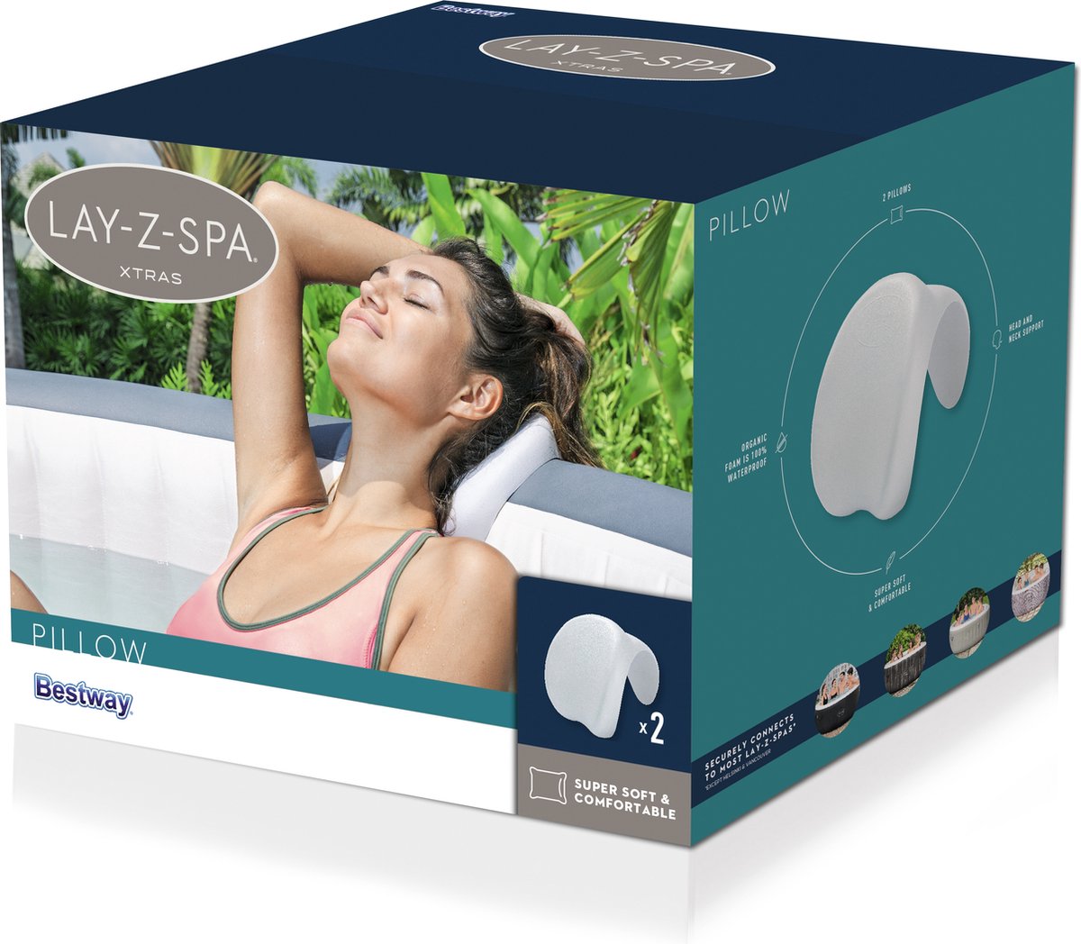 Lay-Z-Spa Kussens - 2 stuks