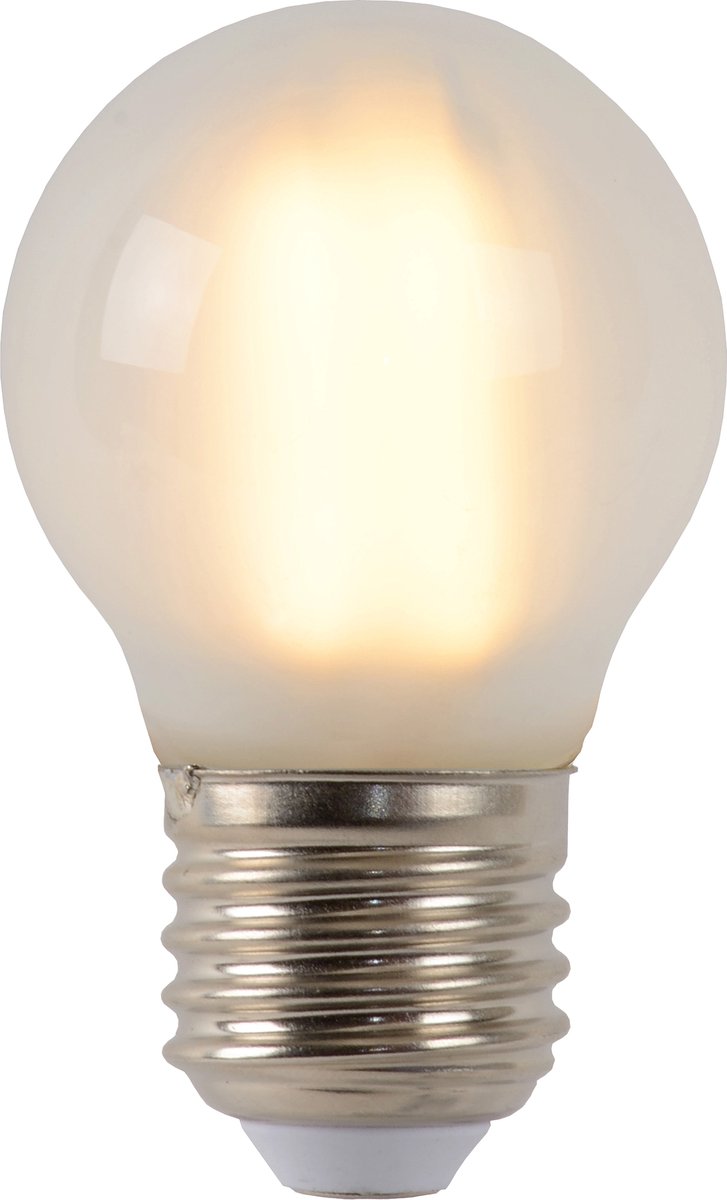 Lucide G45 - Filament lamp - Ø 4,5 cm - LED Dimbaar - E27 - 1x4W 2700K - mat