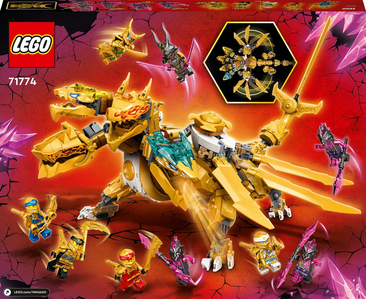 LEGO NINJAGO Lloyds Gouden Ultra Draak - 71774 — afbeelding 24