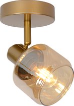 Lucide BJORN - Plafondspot (Plafondlamp) - 1xE14 - Mat Goud / Messing
