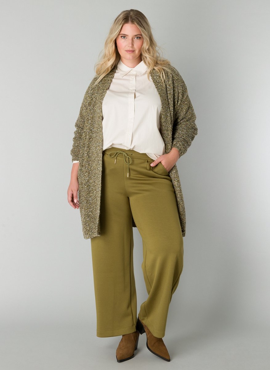 YESTA Rochella Cover ups - Avocado Green/Melang - maat 0(46)
