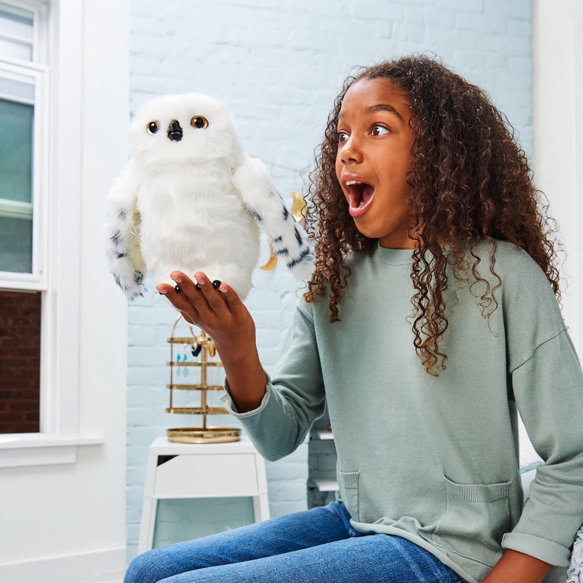 Harry Potter - Interactieve Uil Hedwig - 27cm - Met Geluiden en Bewegingen — afbeelding 9