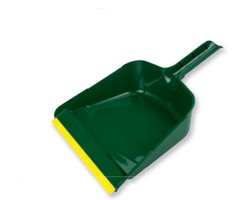 Buemag Vuilblik - met lip - kunststof - 40 x 25 cm - groen - stofblik - schoonmaak blik