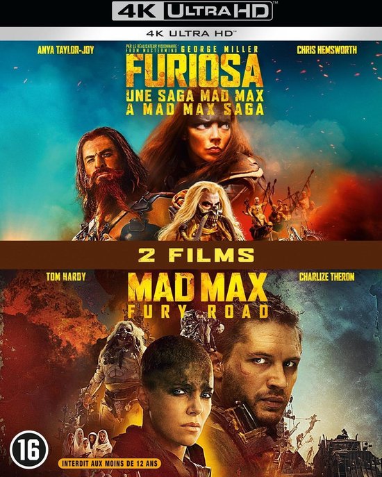 Furiosa - A Mad Max Saga & Mad Max - Fury Road (4K Ultra HD Blu-ray)
