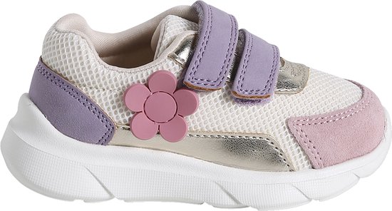 Babysneakers met klittenband veel roze