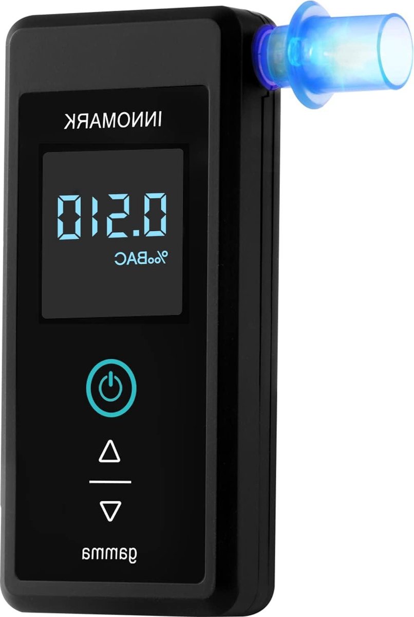 Goedkoopste Digital Breathalyzer - Easy to use - Police Alcohol Tester - Innomark Gamma Alcotester alcohol testers