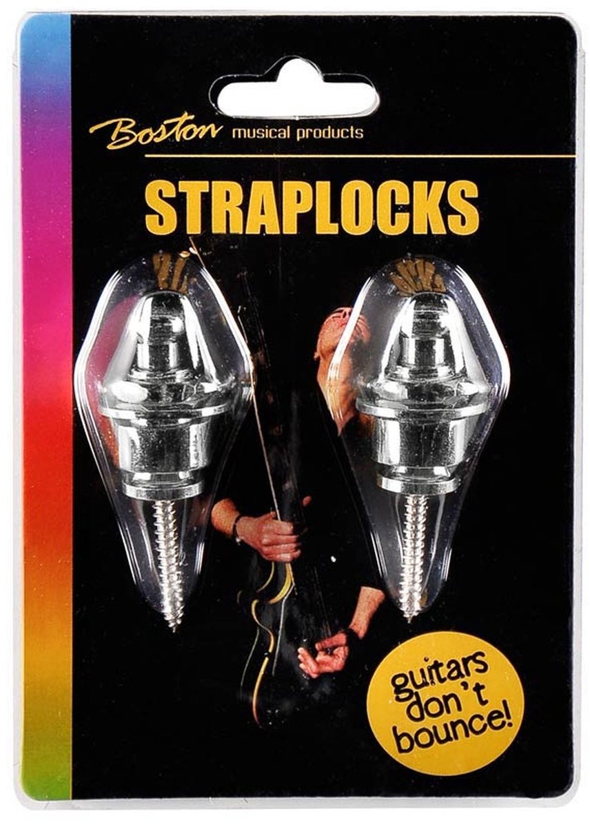 Straplock systeem - Boston BSL-20-CH - Met schroeven - Chroom