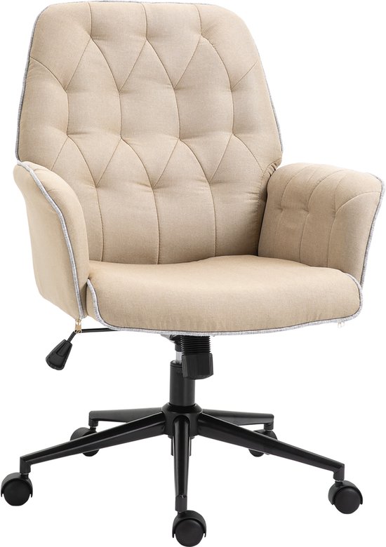 HOMCOM kantoorstoel - bureaustoel in hoogte verstelbaar - - HOMCOM - €99,90