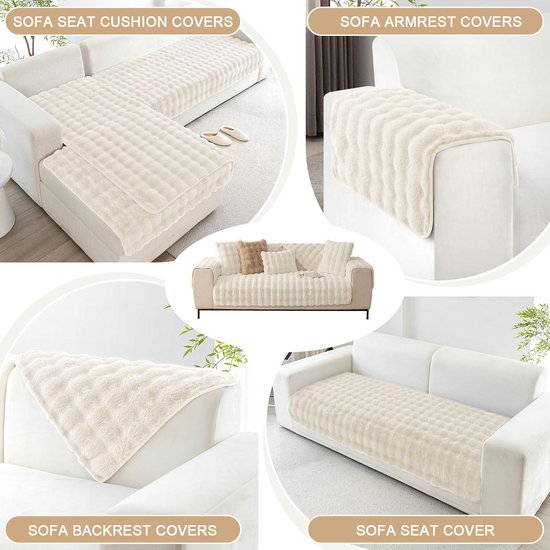 Housse De Canapé D'angle En L Pour Noël - Lavable, Polyester élasthanne - 4 Tailles (S à XL) - Déco Festive Et Protection Meuble - 9